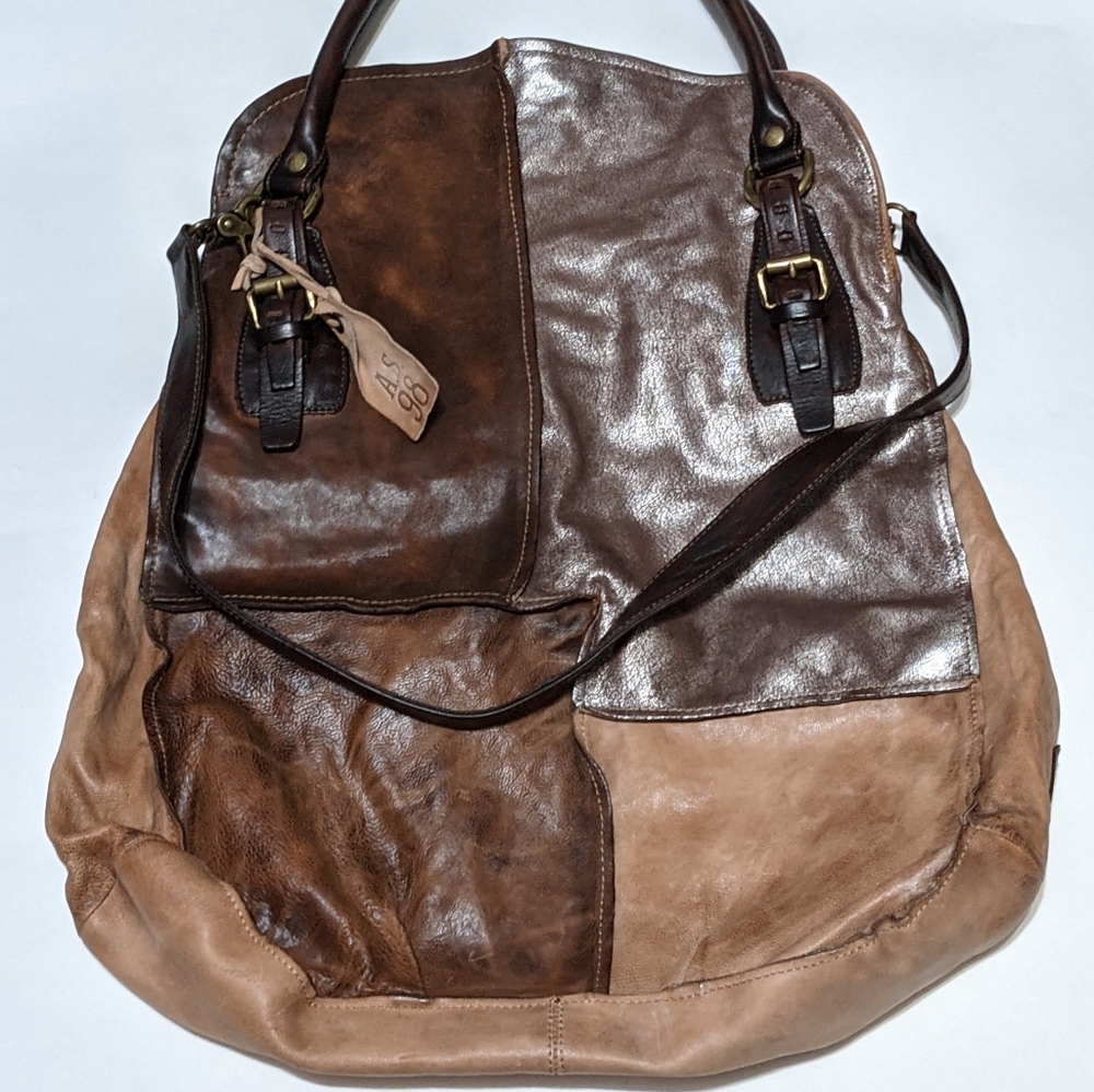 A.S. 98 Patchwork Leather Bag